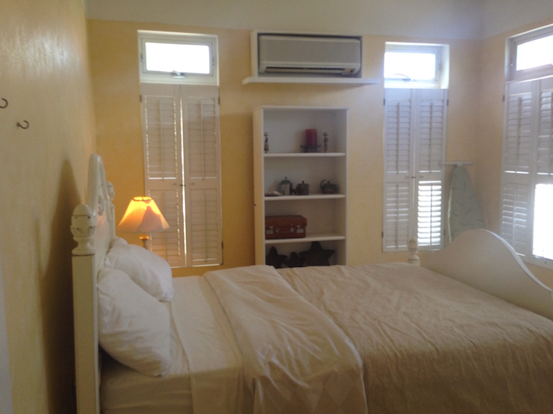 Guest bedroom in the Leeward Cove Second Floor 2 Bedroom / 2 Bathroom condo for sale, St. Kitts 