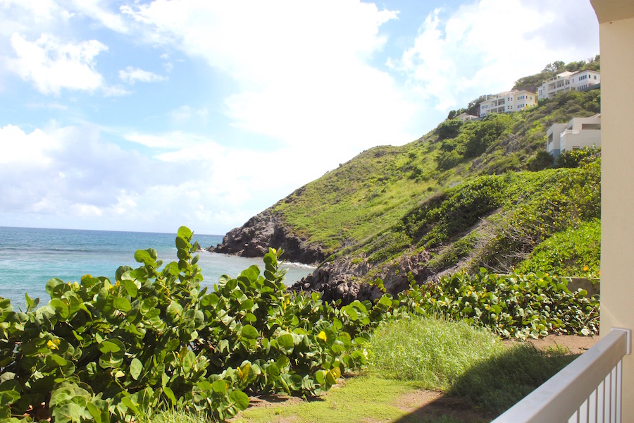 View of the Atlantic Ocean from the Ocean's Edge One Bedroom Studio For Sale St. Kitts
