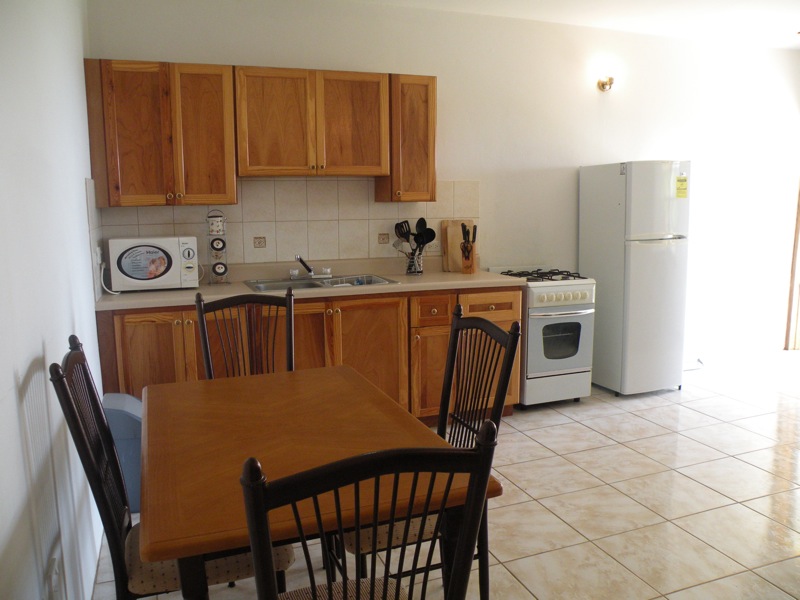 Apartment kitchen in the Palmetto Point Villa, St. Kitts