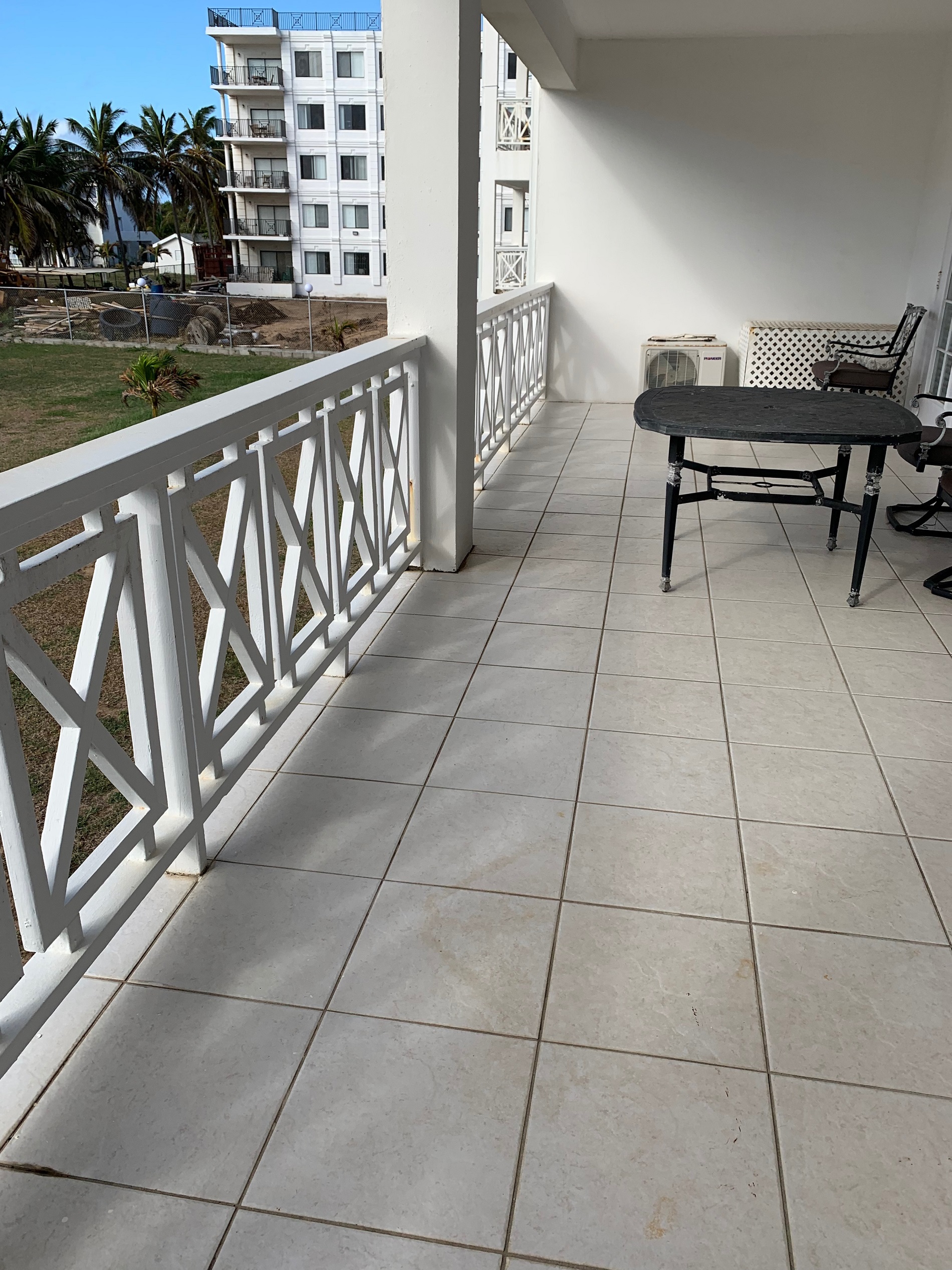 Balcony in the St. Christopher Club Second Floor 2 Bed - 1 Bath Student Rentals