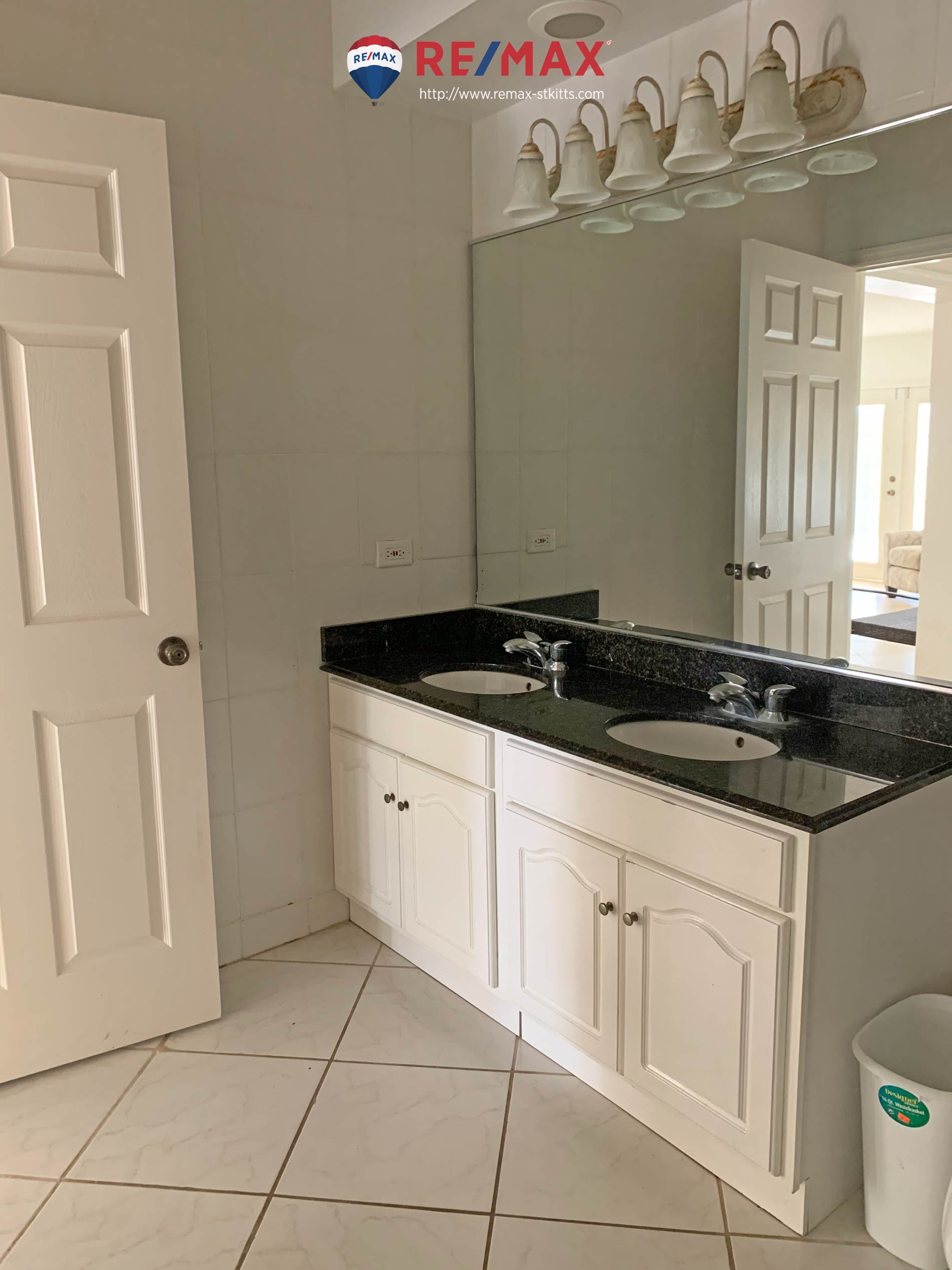 Bathroom of 2 bedroom citizenship approved condo for sale st. kitts