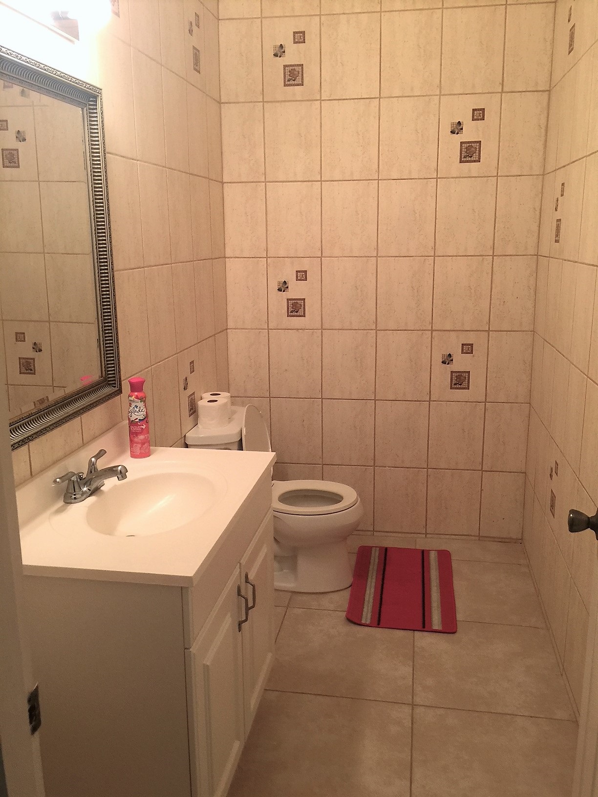 Half bath in the Oasis in the Tropics  2 Bed  and 2 and a Half Bath Apartment Student Rentals
