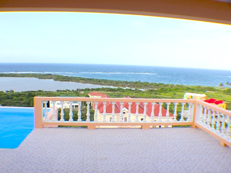 Incredible view from the master bedroom in the Crescent Moon Villa For Sale! 