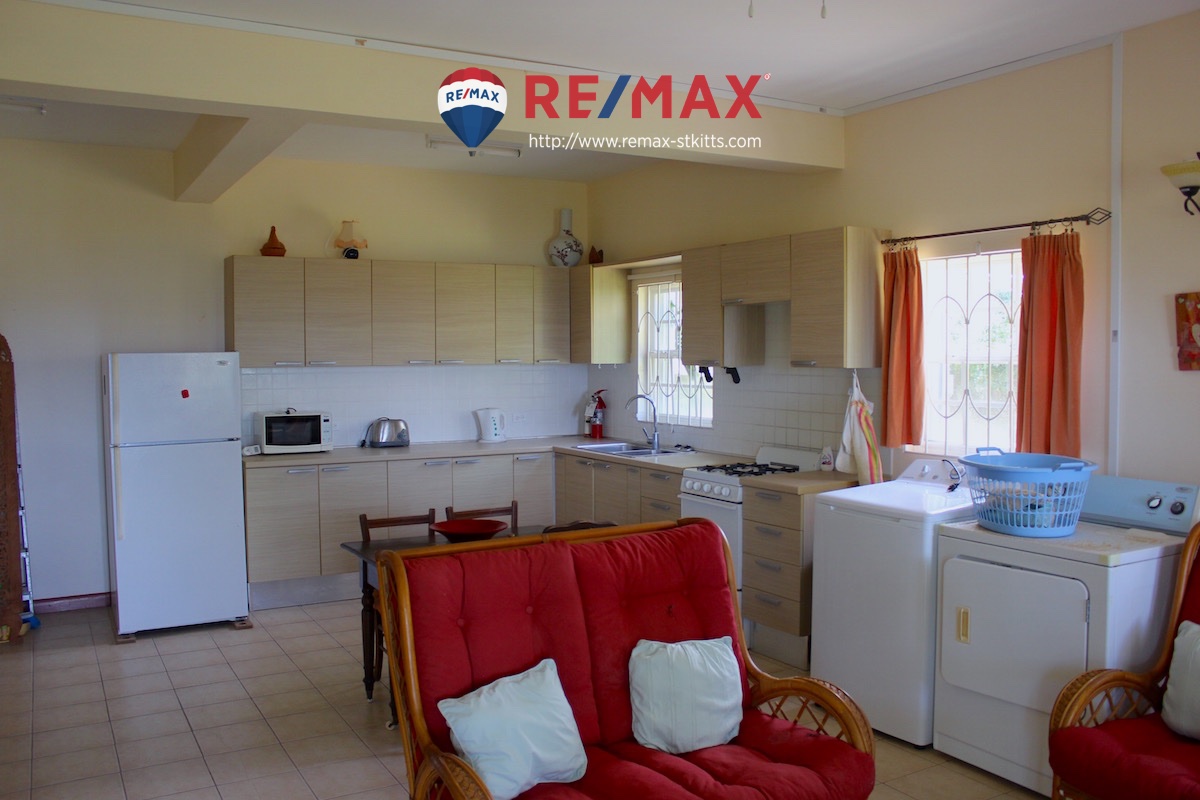 Kitchen and living room of Acqua Marina 2 bedroom apartment for rent