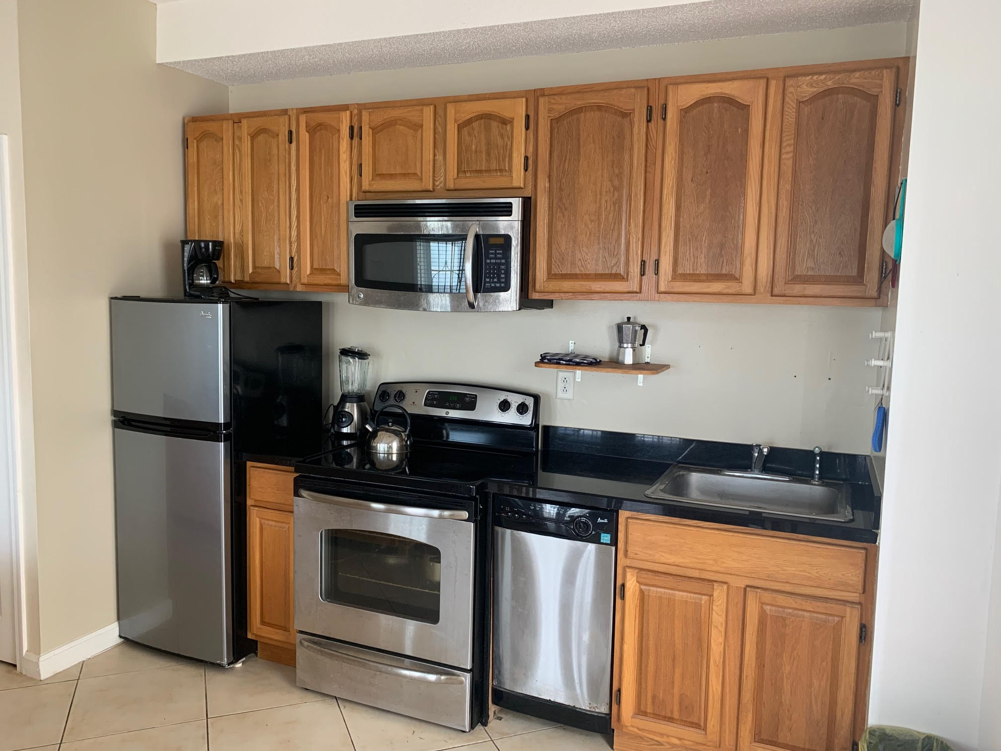 Kitchen in the St. Christopher Club Second Floor 1 Bed - 1 Bath Student Rentals