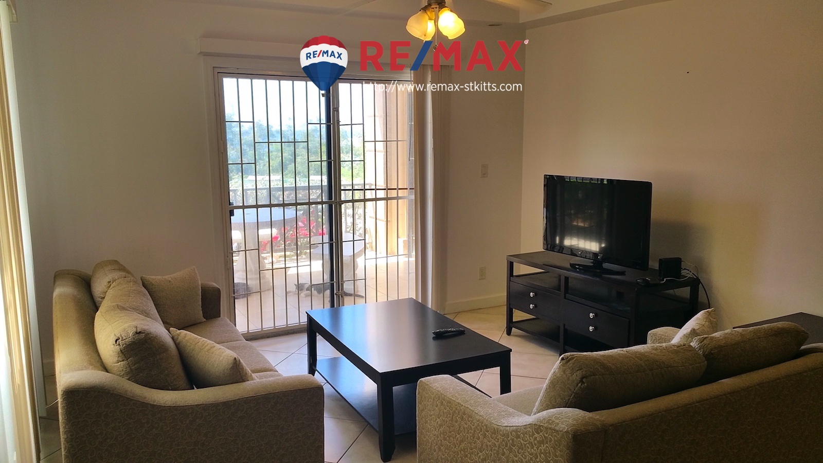 Living room of  Manor By The Sea 3 Bed, 3 Bath St.Kitts Student Rental 